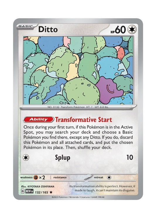 Ditto - Reverse Holo (132/165) - 151