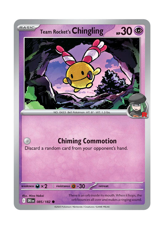 Team Rocket's Chingling (085/182) - Destined Rivals