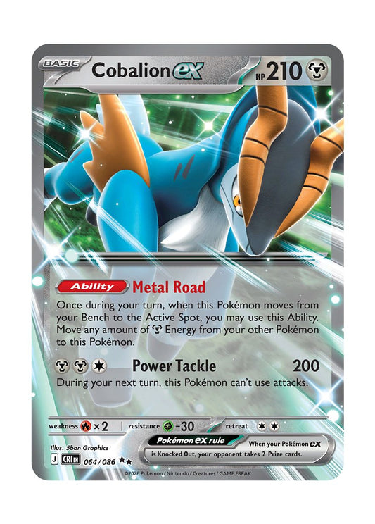 Cobalion ex (064/86) - Chaos Rising