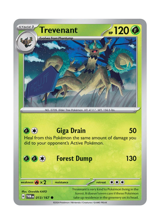 Trevenant - Reverse Holo (013/167) - Twilight Masquerade