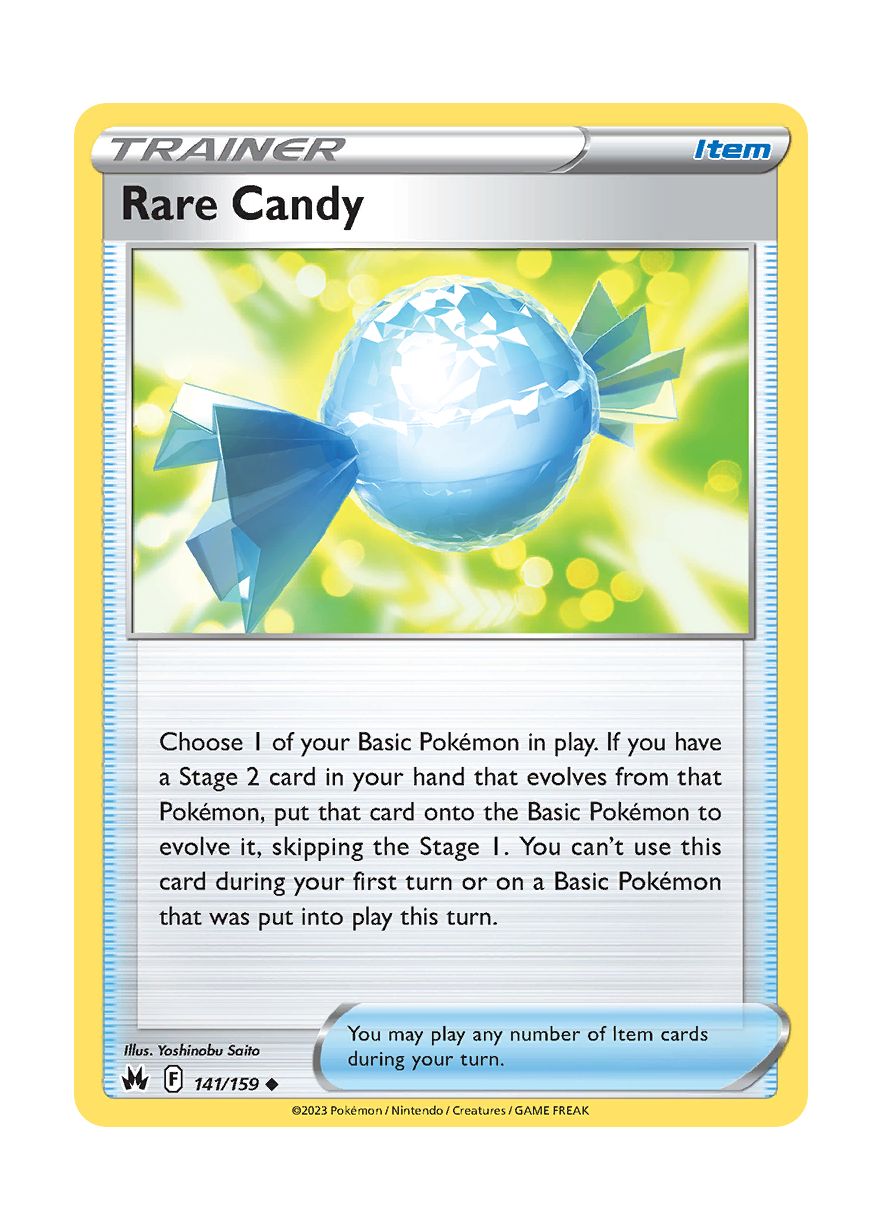 Rare Candy - Reverse Holo (141/159) - Crown Zenith