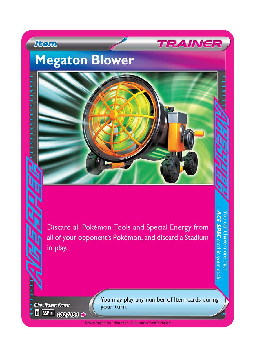 Megaton Blower (182/191) - Surging Sparks
