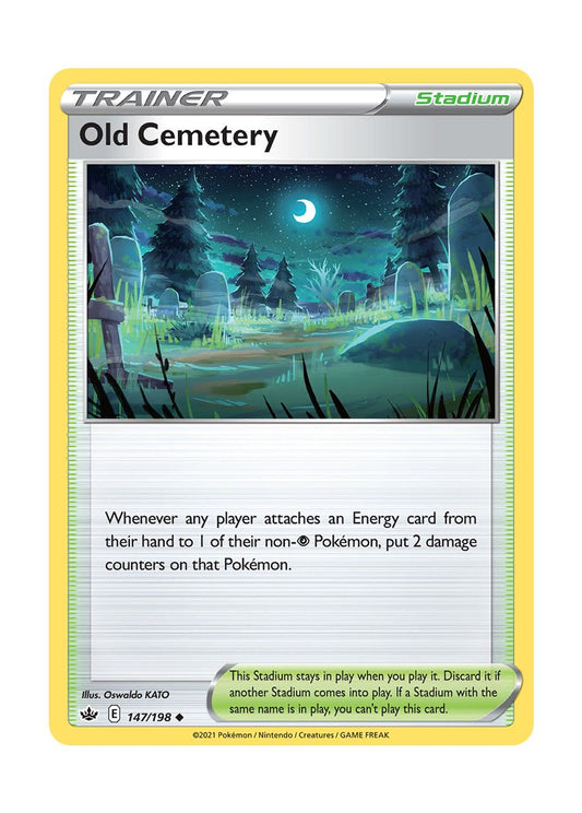 Old Cemetery - Reverse Holo (147/198) - Chilling Reign