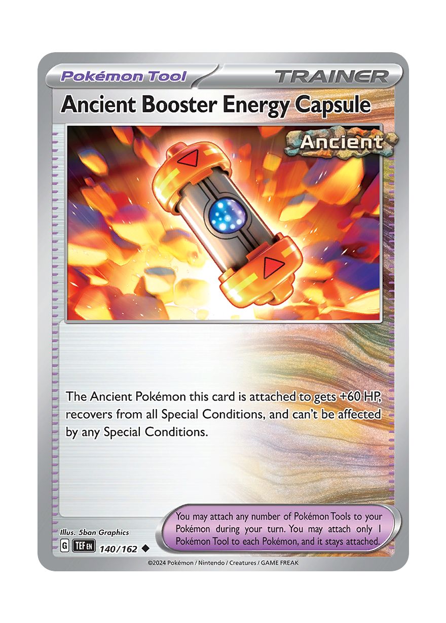 Ancient Booster Energy Capsule - Reverse Holo (140/162) - Temporal Forces