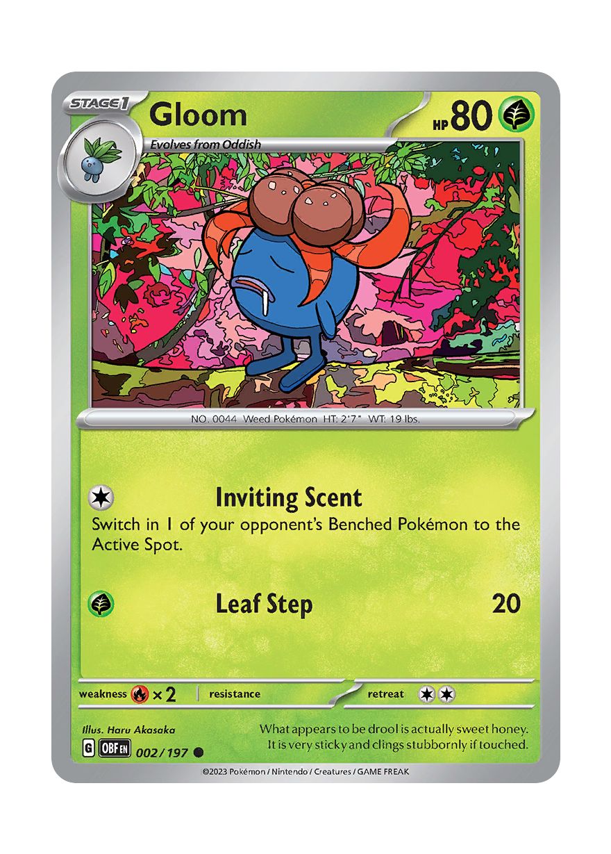 Gloom - Reverse Holo (002/197) - Obsidian Flames