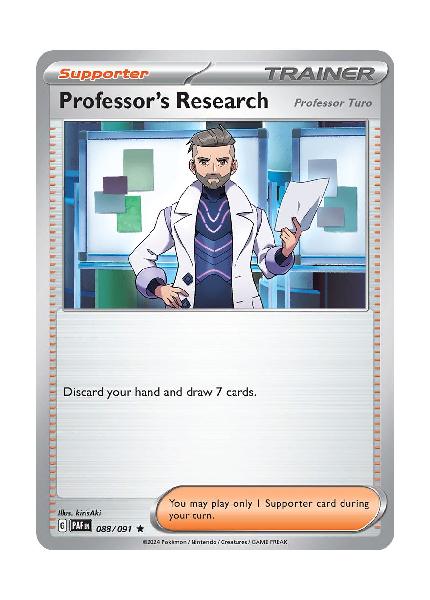 Professor's Research - Reverse Holo (088/91) - Paldean Fates