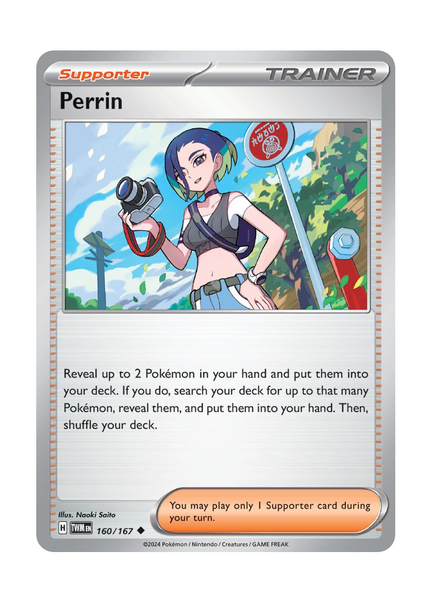Perrin - Reverse Holo (160/167) - Twilight Masquerade