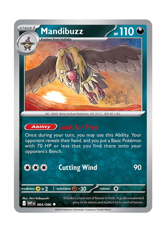 Mandibuzz (064/86) - White Flare