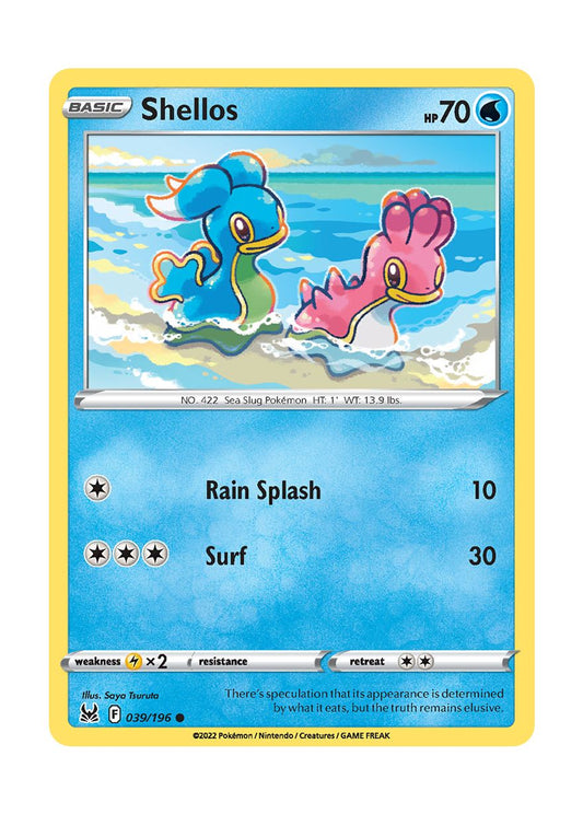 Shellos - Reverse Holo (039/196) - Lost Origin