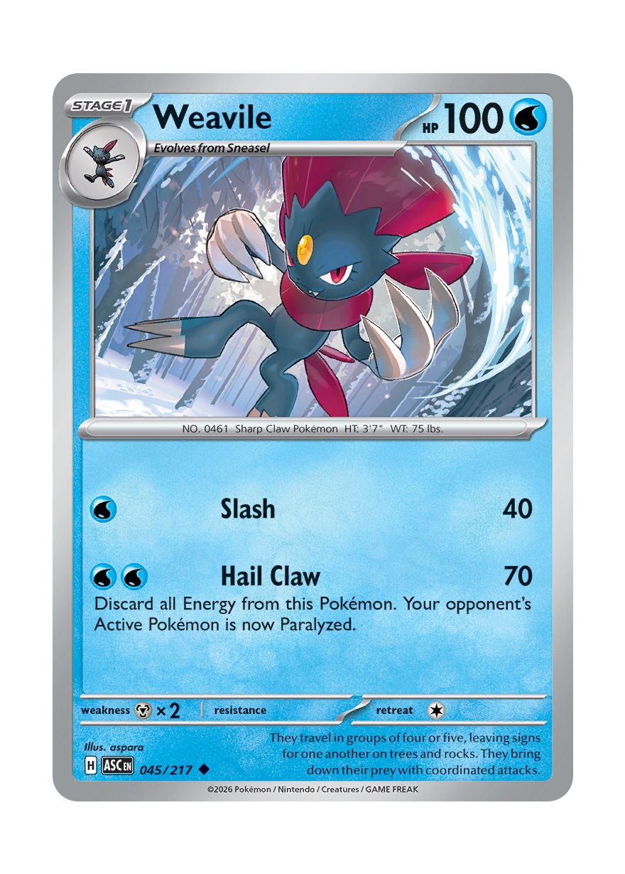 Weavile (045/217) - Ascended Heroes