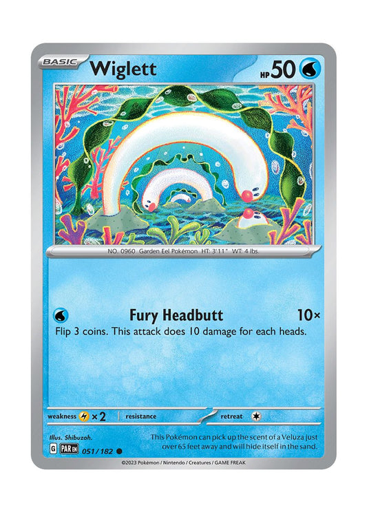 Wiglett - Reverse Holo (051/182) - Paradox Rift