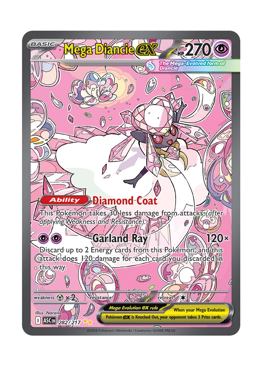 Mega Diancie ex (282/217) - Ascended Heroes