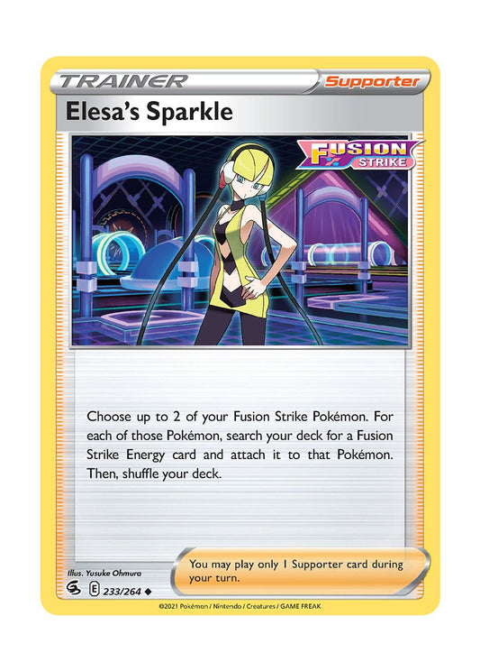 Elesa's Sparkle - Reverse Holo (233/264) - Fusion Strike