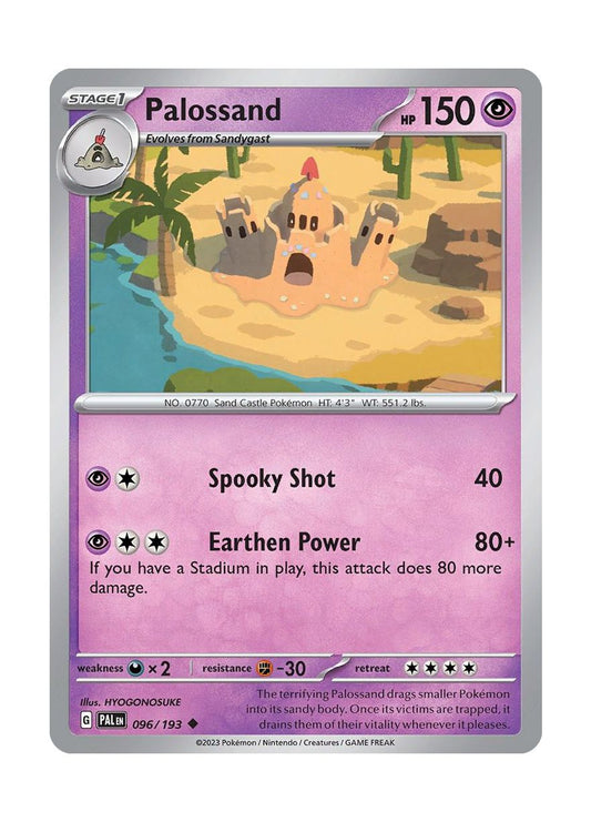 Palossand - Reverse Holo (096/193) - Paldea Evolved
