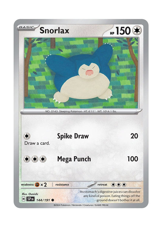 Snorlax (144/191) - Surging Sparks