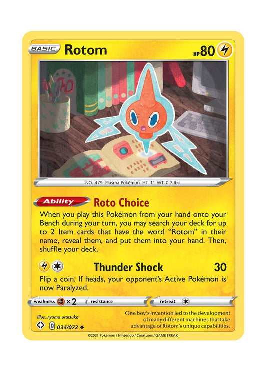 Rotom - Reverse Holo (034/72) - Shining Fates