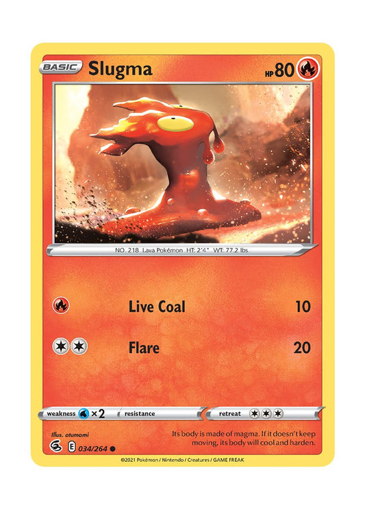 Slugma - Reverse Holo (034/264) - Fusion Strike