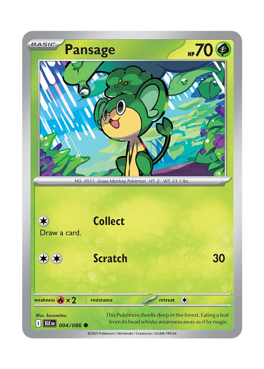 Pansage (004/86) - Black Bolt