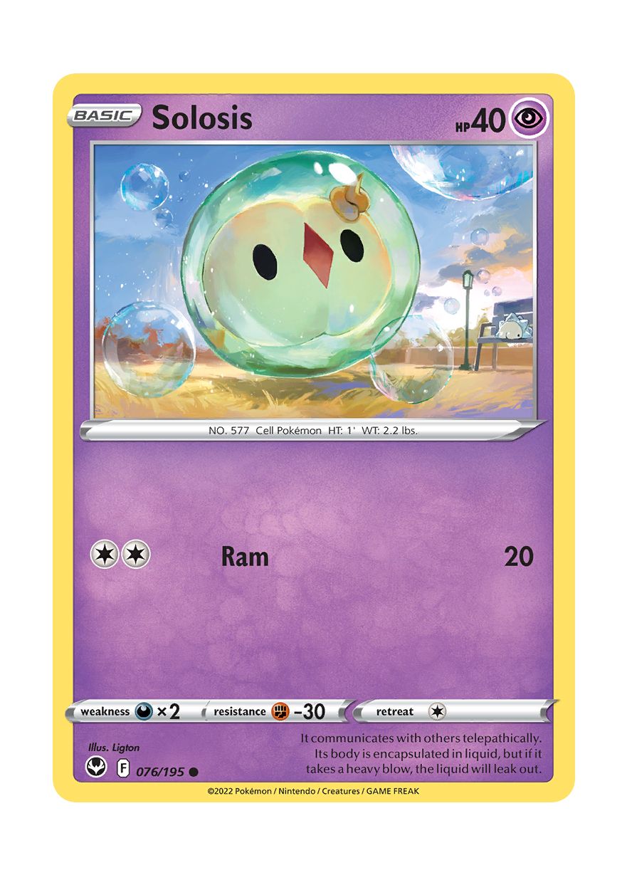 Solosis - Reverse Holo (076/195) - Silver Tempest
