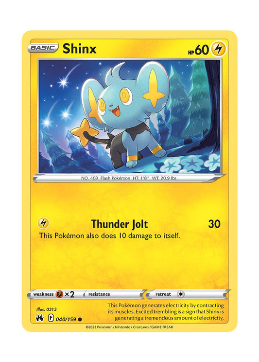Shinx - Reverse Holo (040/159) - Crown Zenith