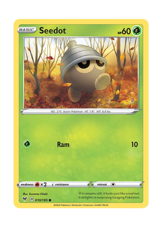 Seedot - Reverse Holo (010/185) - Vivid Voltage