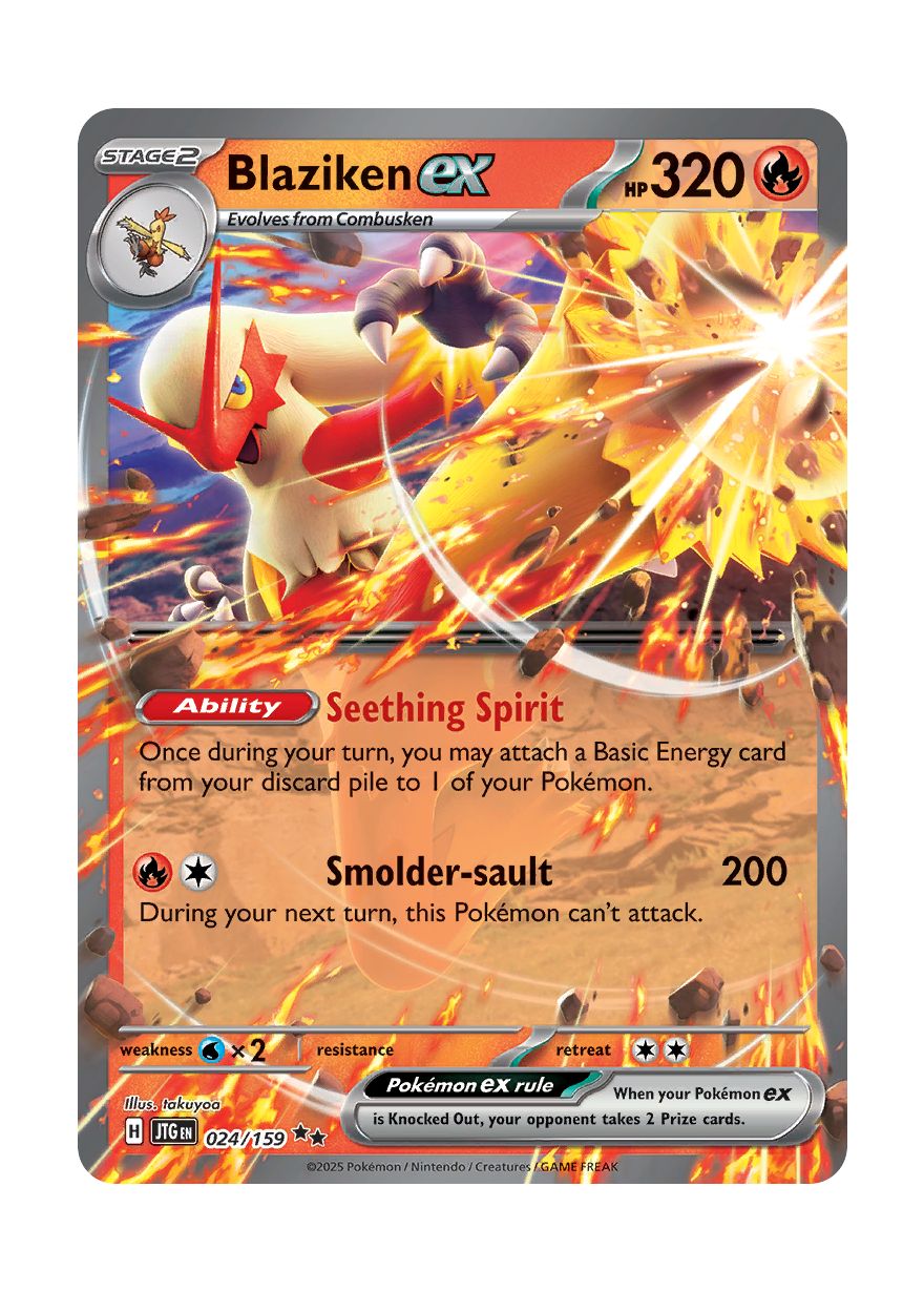 Blaziken ex (024/159) - Journey Together