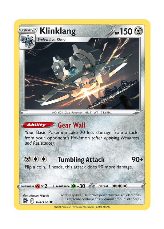 Klinklang - Reverse Holo (104/172) - Brilliant Stars