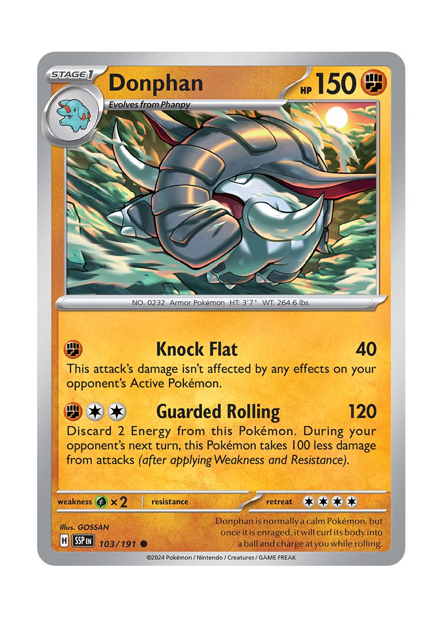 Donphan (103/191) - Surging Sparks