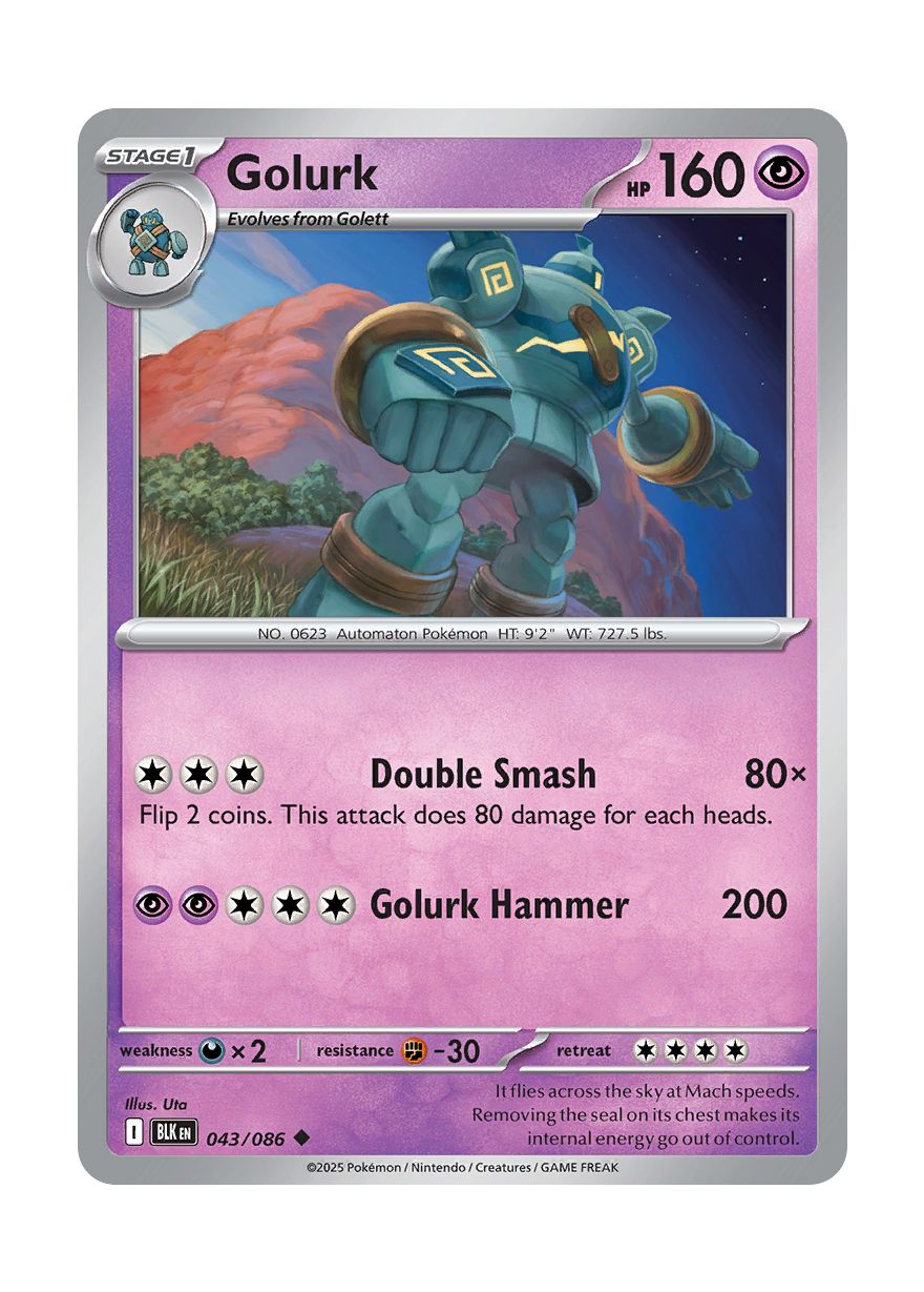 Golurk (043/86) - Black Bolt
