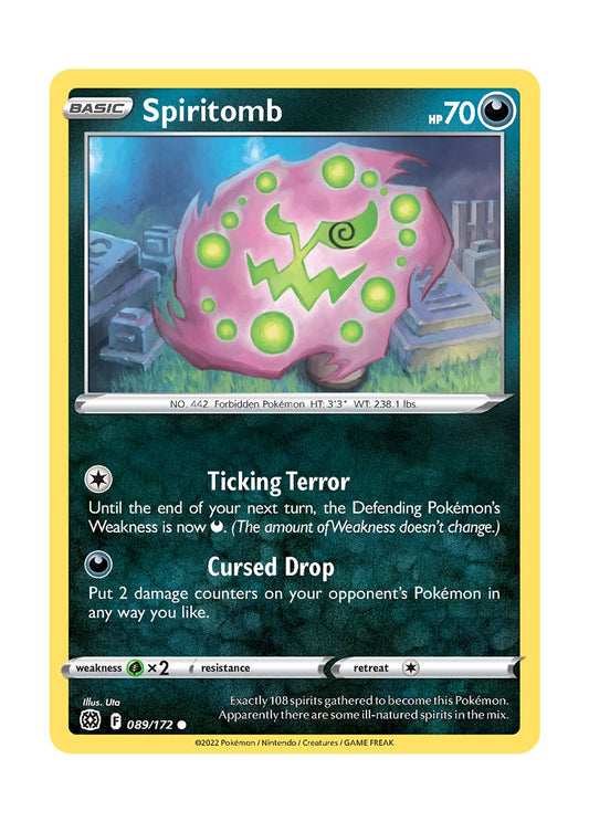 Spiritomb - Reverse Holo (089/172) - Brilliant Stars