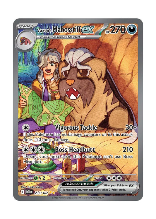Arven's Mabosstiff ex (235/182) - Destined Rivals