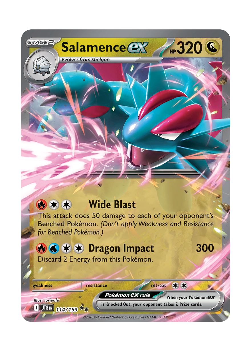 Salamence ex (114/159) - Journey Together