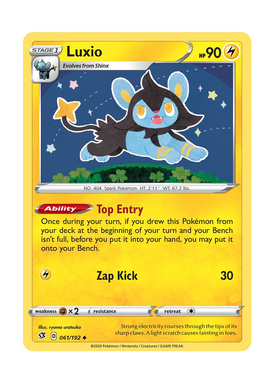 Luxio - Reverse Holo (061/192) - Rebel Clash
