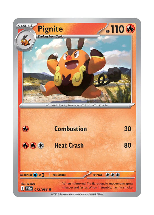 Pignite (012/86) - White Flare