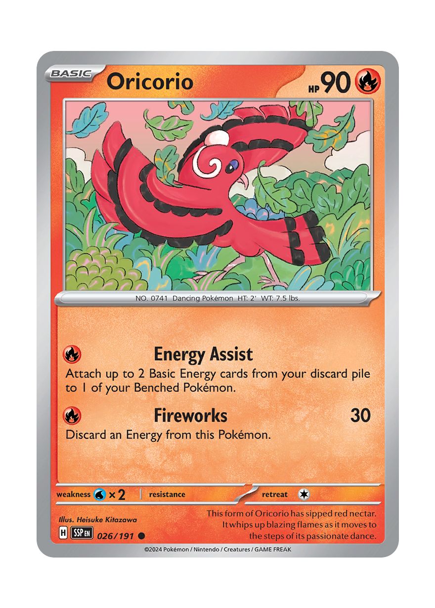 Oricorio (026/191) - Surging Sparks