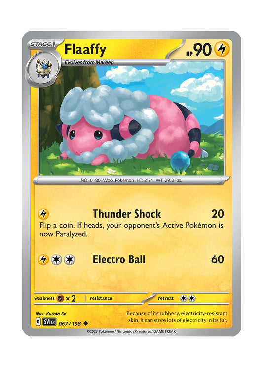Flaaffy - Reverse Holo (067/198) - Scarlet & Violet