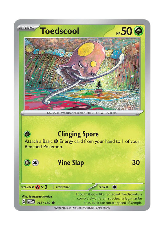 Toedscool - Reverse Holo (015/182) - Paradox Rift