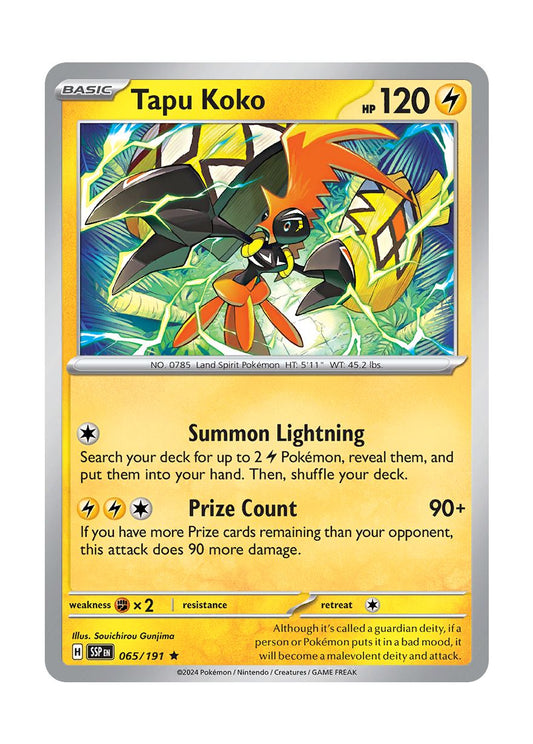 Tapu Koko (065/191) - Surging Sparks