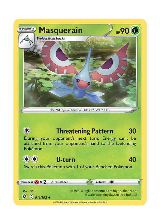 Masquerain - Reverse Holo (011/192) - Rebel Clash