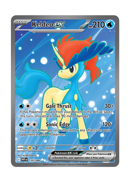 Keldeo ex (159/86) - White Flare