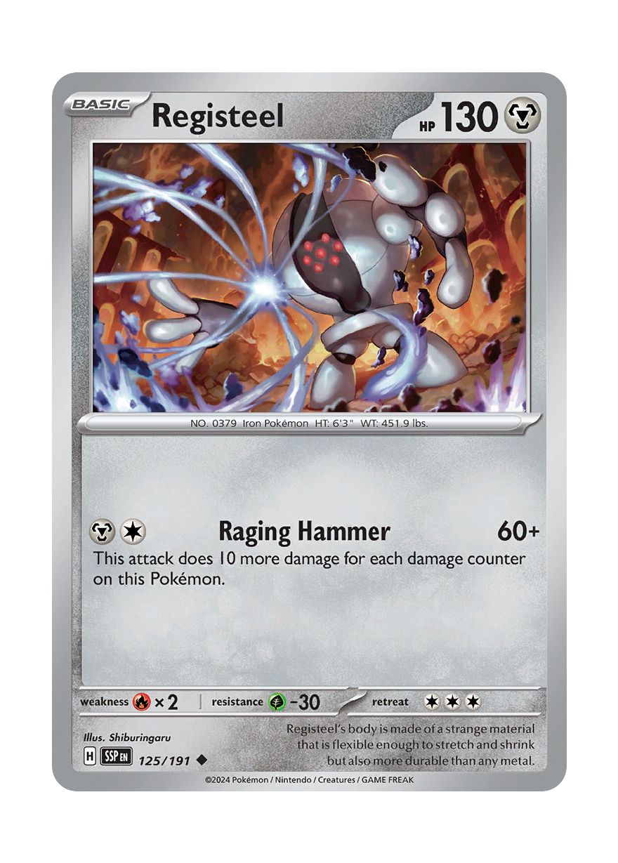 Registeel (125/191) - Surging Sparks