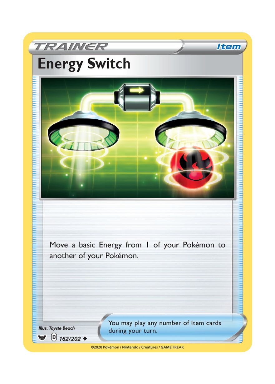 Energy Switch - Reverse Holo (162/202) - Sword & Shield