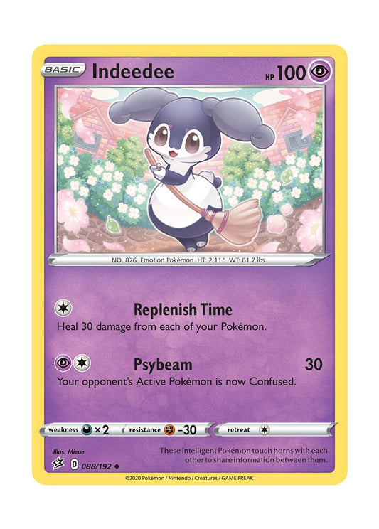Indeedee - Reverse Holo (088/192) - Rebel Clash
