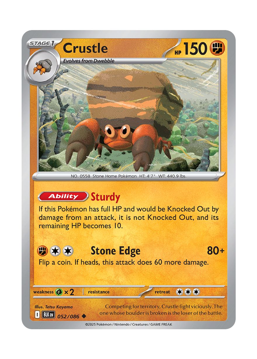 Crustle (052/86) - Black Bolt