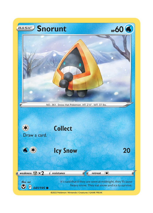 Snorunt - Reverse Holo (041/195) - Silver Tempest