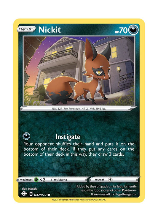 Nickit - Reverse Holo (047/72) - Shining Fates