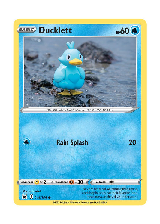 Ducklett - Reverse Holo (046/196) - Lost Origin