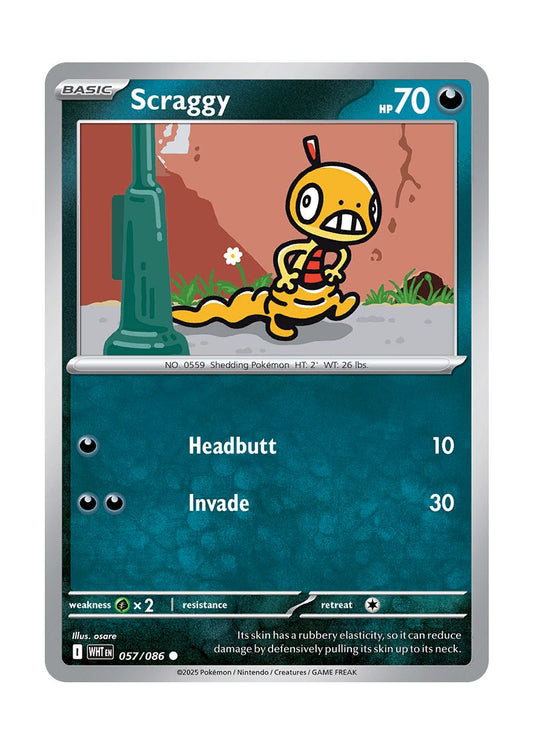 Scraggy (057/86) - White Flare