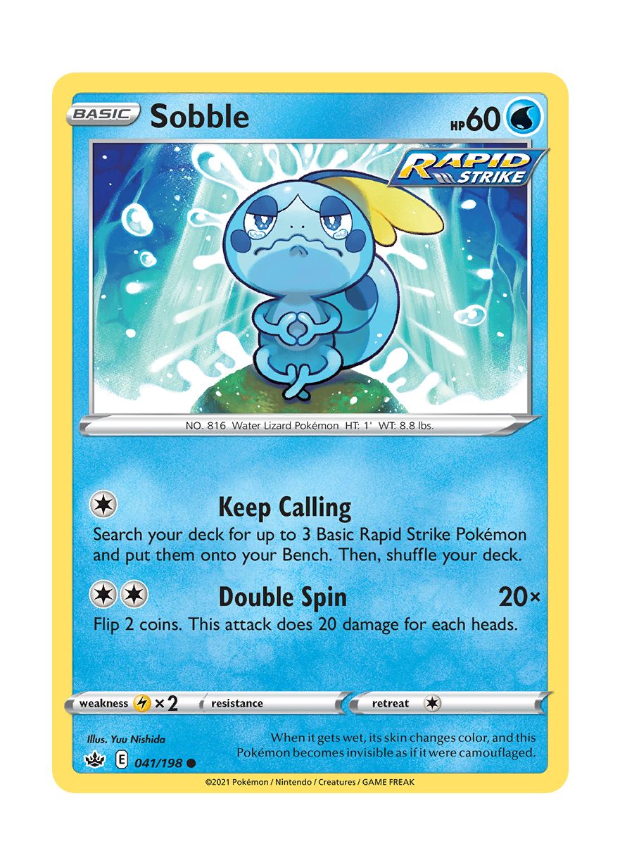 Sobble - Reverse Holo (041/198) - Chilling Reign