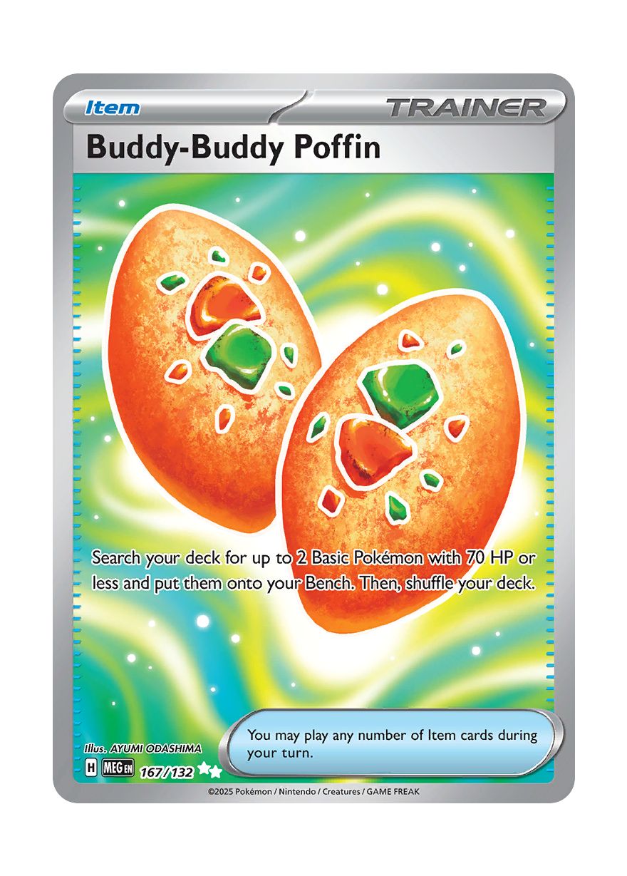 Buddy-Buddy Poffin (167/132) - Mega Evolution